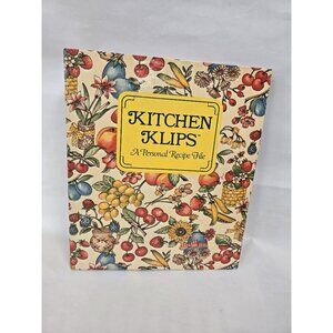 Kitchen Klips Recipe File Book Barnes And Noble 1980's